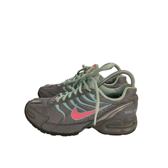 Nike Air 355140 Youth Size 4Y Gray Pink Accents Mesh Running  sneakers Shoes - Picture 3 of 8